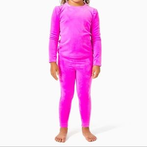 NWT Lilly Pulitzer Kids Velour Leggings